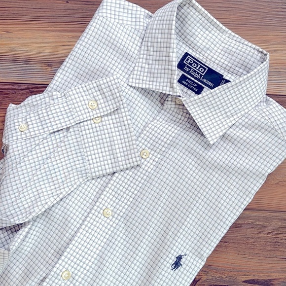 Polo by Ralph Lauren Phillip 100% cotton 16 1/2 and 32/33 - Picture 4 of 4
